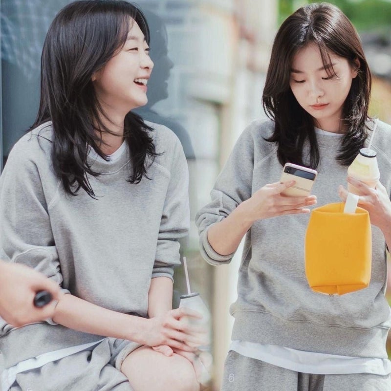 가을에 더 잘 어울리는 김다미 스타일 중단발펌