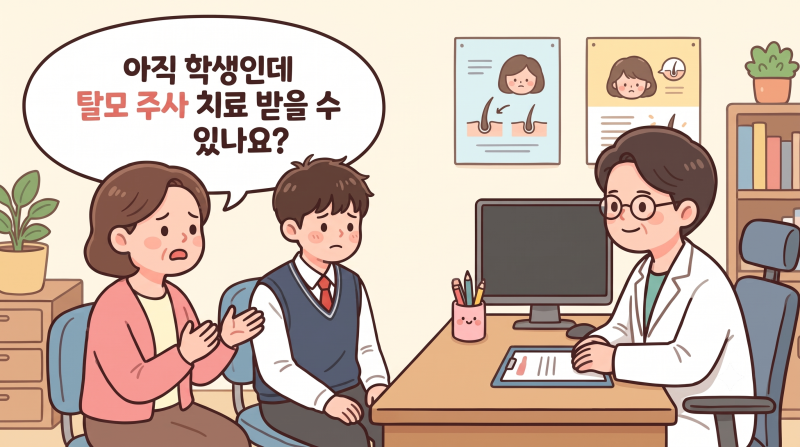 역삼 탈모치료, 청소년도 주사 치료 받을 수 있나요