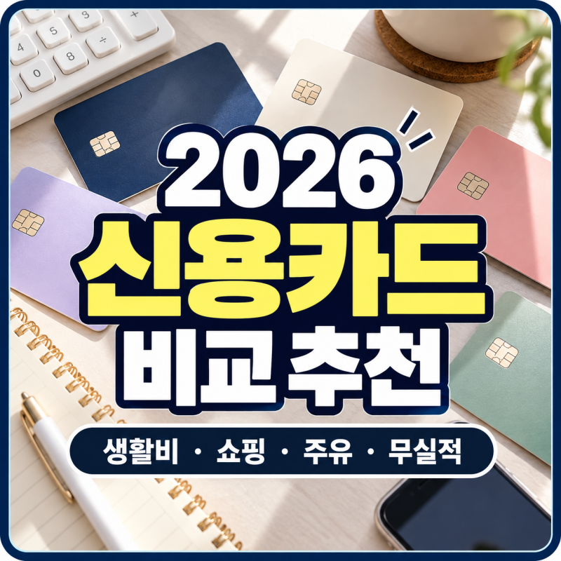 [신용카드 비교 추천] 생활비 / 쇼핑 / 주유 혜택 좋은 카드 총정리