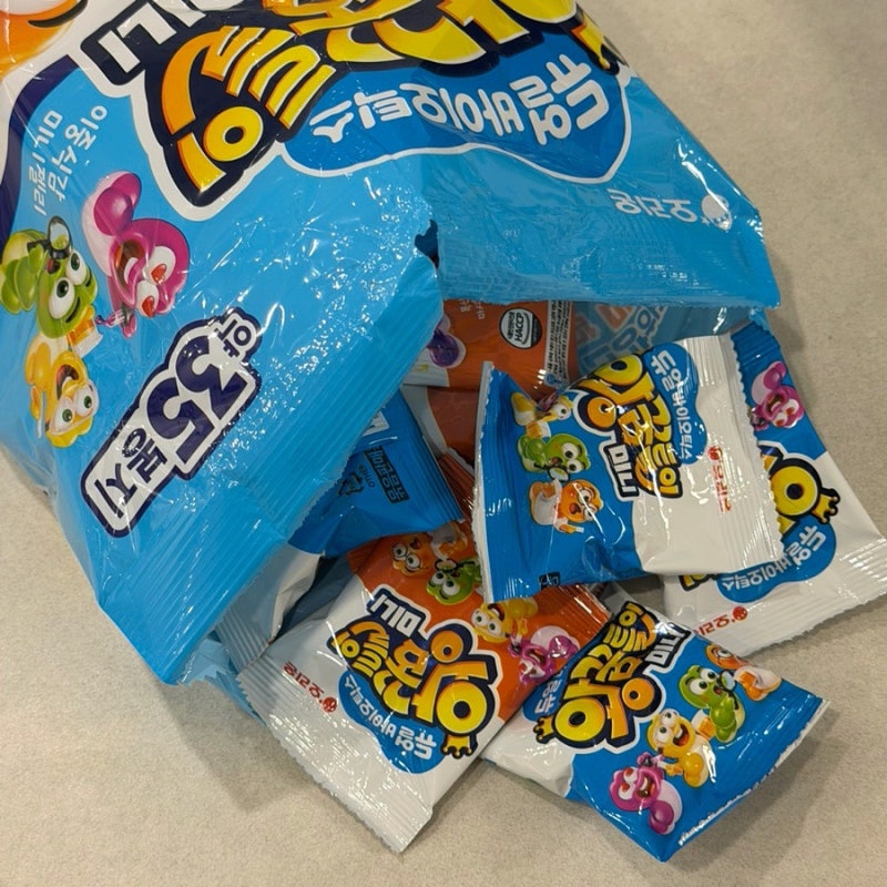 왕꿈틀이 미니가 나왔다고?!｜듀얼바이오틱스왕꿈틀이 미니 4가지 맛 후기