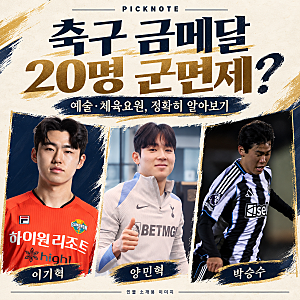 아시안게임 축구 군면제 20명 누구?｜양민혁·박승수·이기혁 논란과 병역특례 폐지 논의