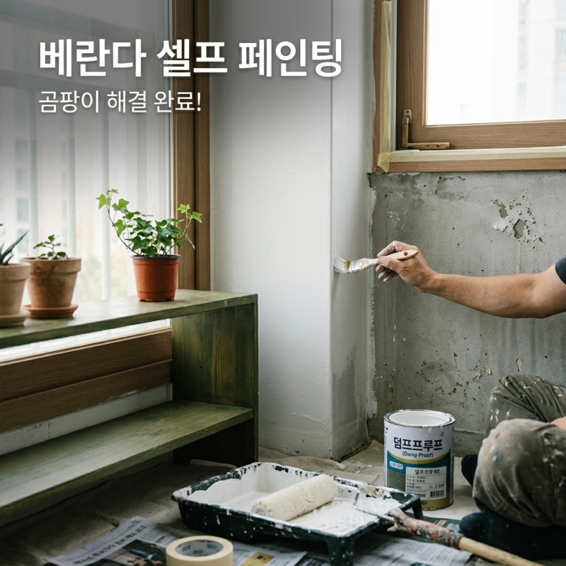 원룸 베란다 페인트 셀프 칠하는 법: 초보자 DIY 가성비 준비물 정리