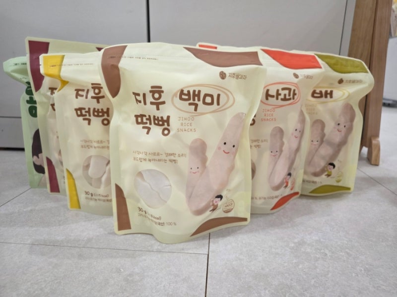 [내돈내산] 6개월 아기 첫 떡뻥 입에 넣자마자 사르르 녹는 '지후떡뻥' 솔직 후기