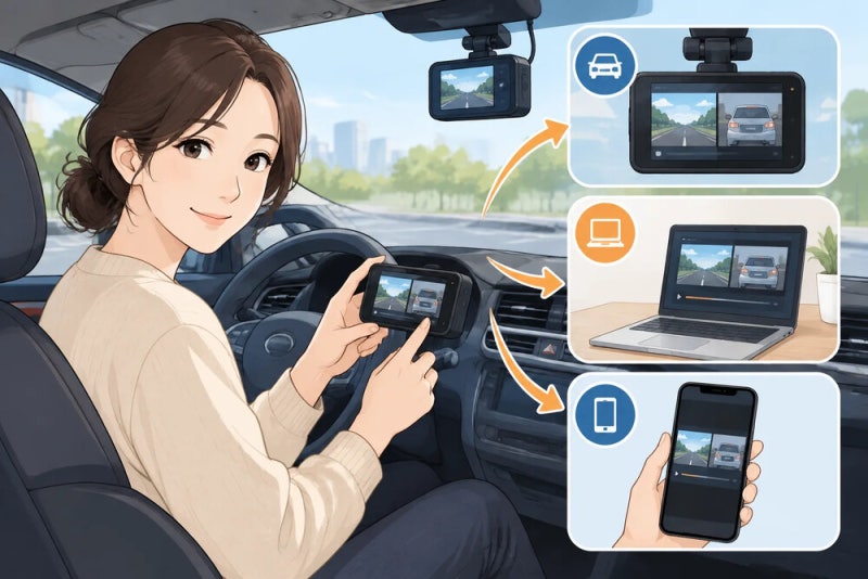 자동차 블랙박스 영상 확인 방법: 본체·PC·스마트폰으로 보는 순서