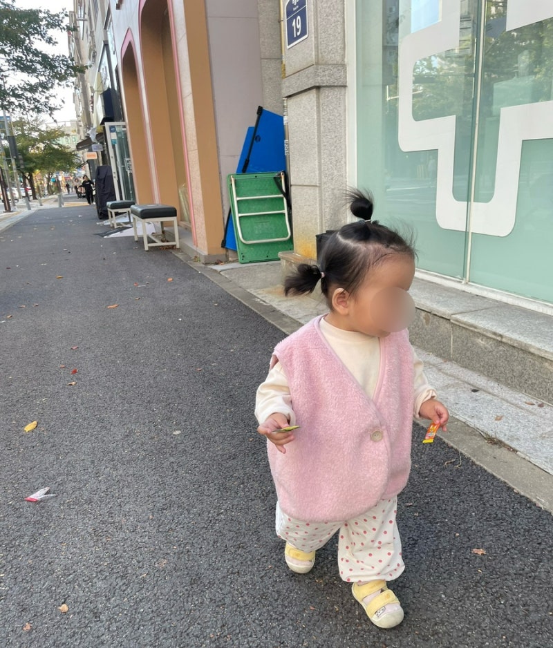 두돌 아기 가을옷 등원복 무무즈에센셜 로꽁 헤이시아 사이즈 후기