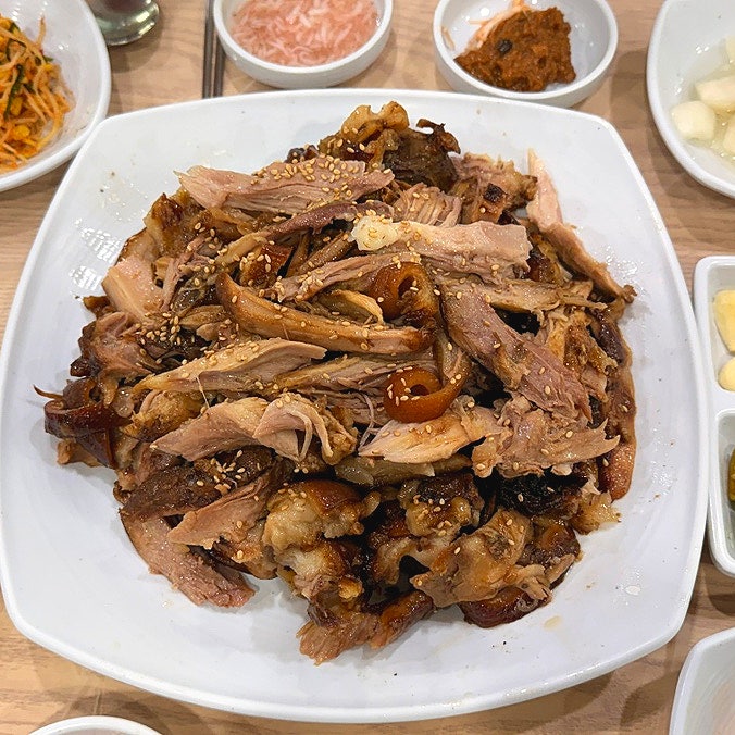 강원도 정선 맛집 동광식당 솔직후기 유트루맛집 황기족발 콧등치기