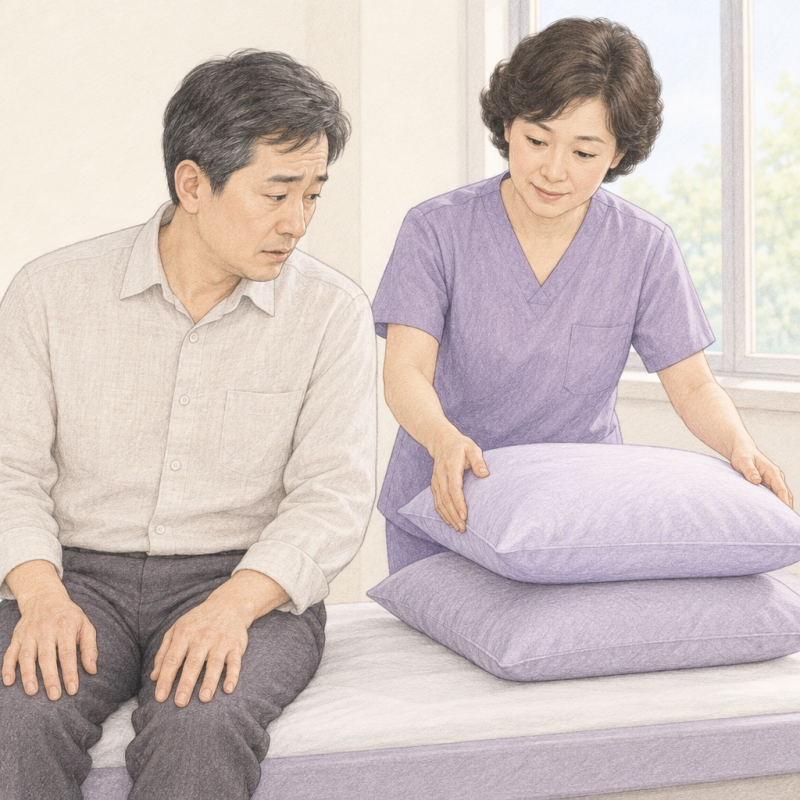 이석증 수면 자세 누울 때 조심할 방향과 베개 높이