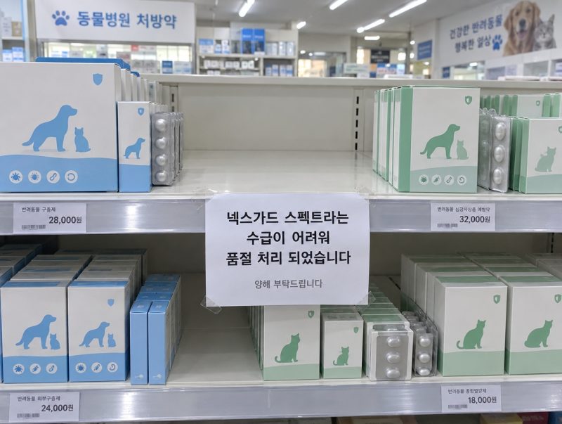넥스가드 스펙트라 품절, 약국 다 돌고 결국 '한 알' 구한 후기
