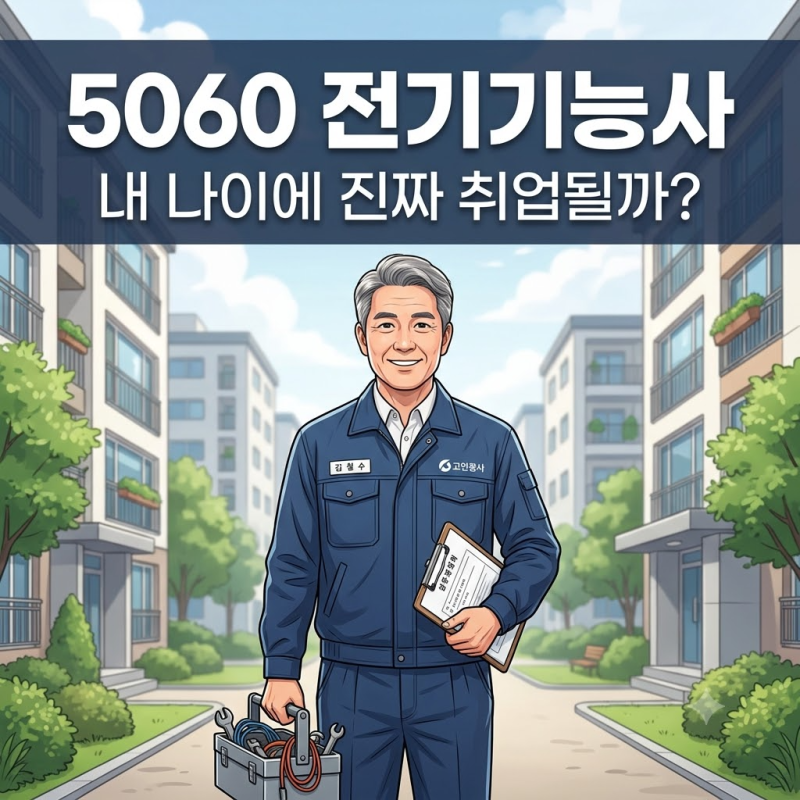 50대 60대 전기기능사 취업 현실 "환갑 다 됐는데 신입 이력서 받아줄까?" 중장년 틈새 채용처