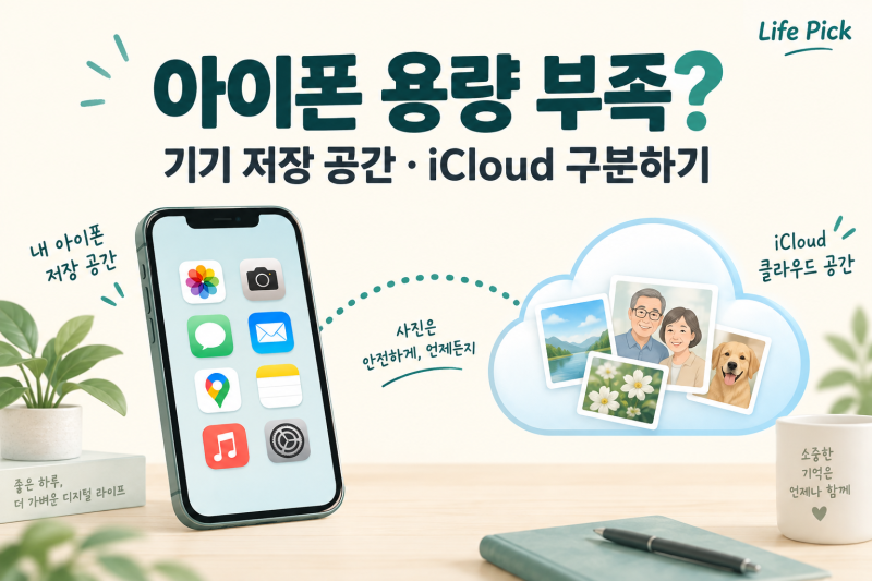 아이폰 용량 부족, iCloud 결제하면 해결될까요?｜삭제 전에 확인할 두 가지 저장 공간