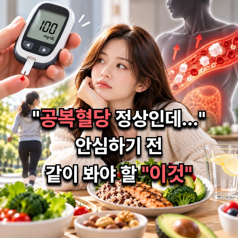 "공복 혈당 정상인데 괜찮겠지?" 안심하기 전 같이 봐야 할 "이것"