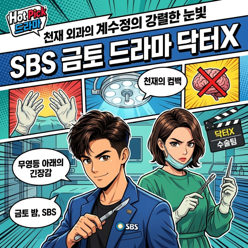 SBS 금토 드라마 닥터X 기본정보부터 원작 넷플릭스 출연진 총정리