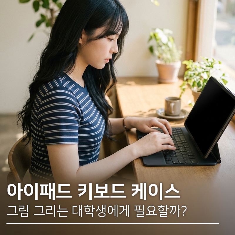 아이패드 필기용 키보드 케이스 | Apple 매직 키보드 13인치 블랙 MWR53KH/A 트랙패드와 무게