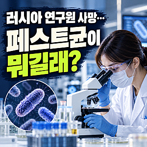 "러시아 연구원 사망 소식에..." 페스트균이란 무엇일까