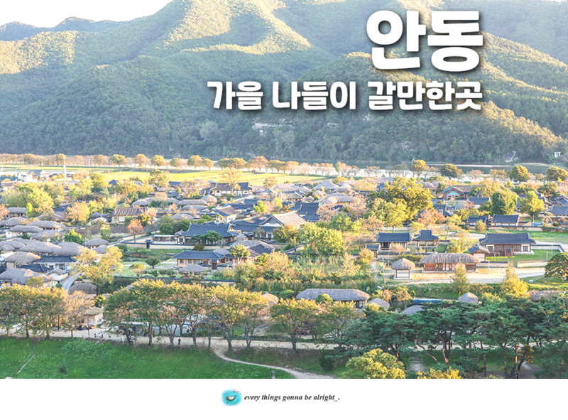 안동 가볼만한곳 도산서원 안동하회마을 부용대 가을나들이