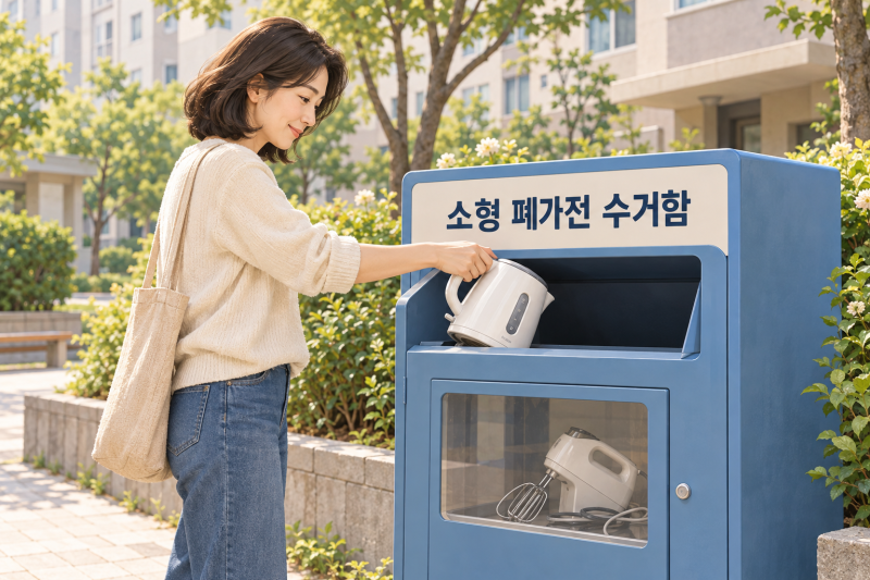 고장 난 소형 가전, 하나만 버려도 무료일까? 수거함과 방문수거 알아보기