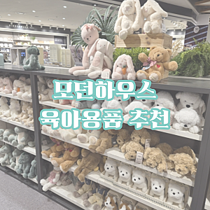 모던하우스 출산 육아용품 추천 (애착인형, 트롤리, 아기우산, PVC매트)