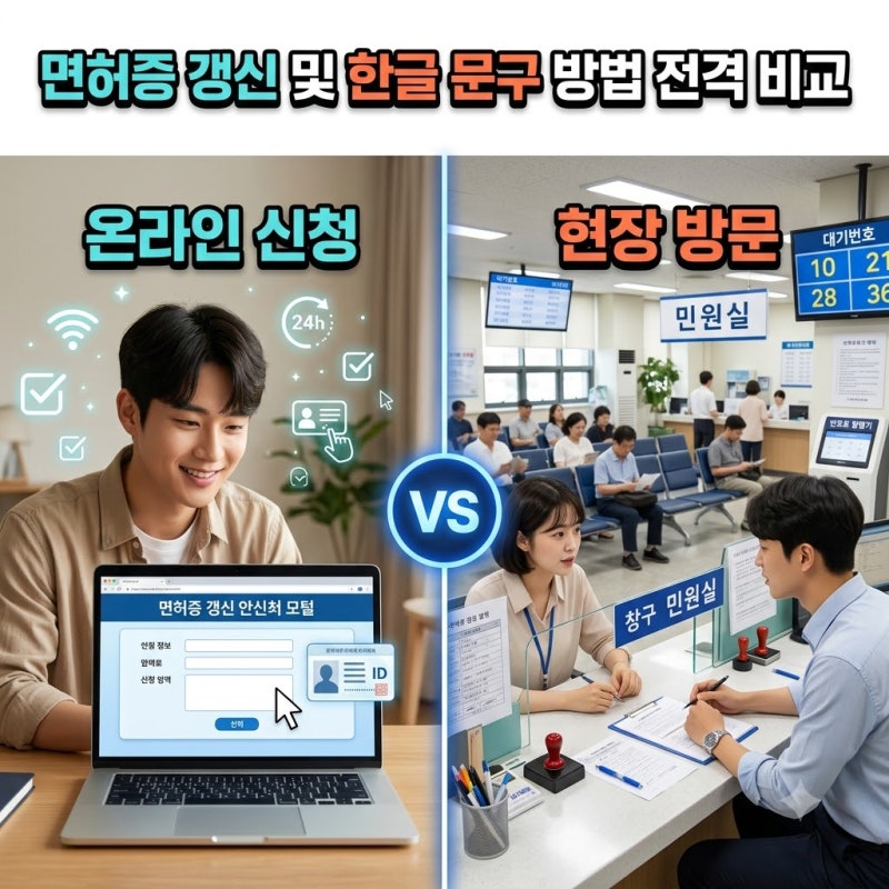 운전면허증 갱신 기간 6개월로 연장? 2026년 바뀐 적성검사 준비물과 신청방법 완벽 가이드