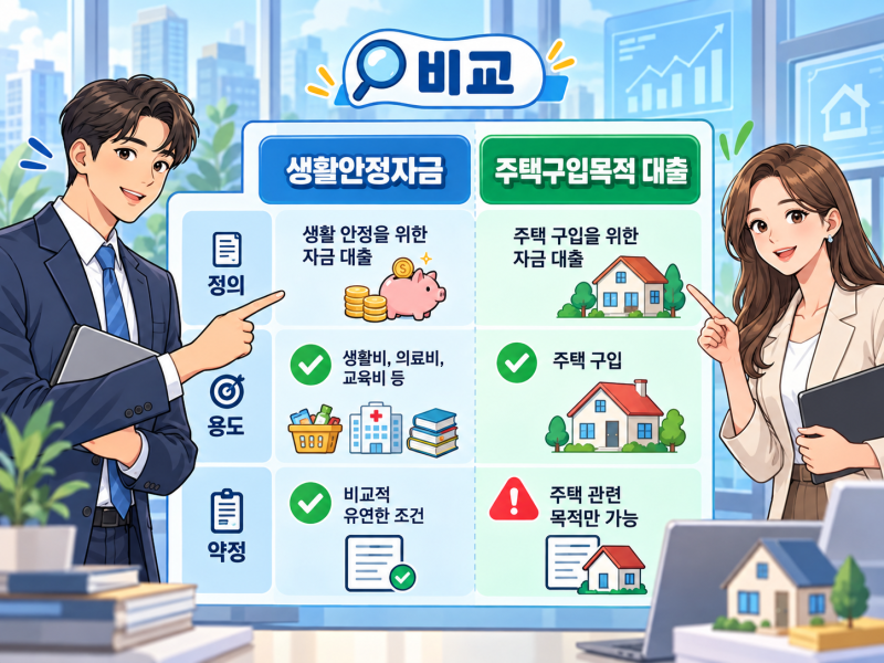 생활안정자금 약정위반 주택 구입 적용 여부를 어떻게 판단할까?