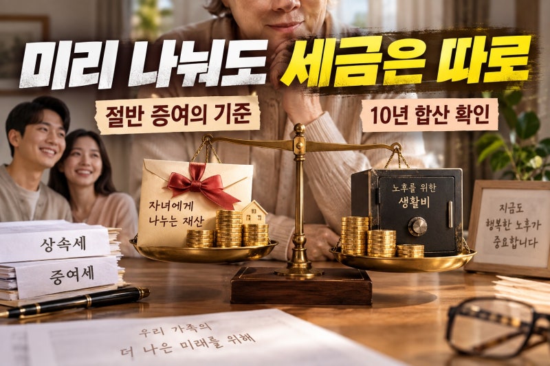 전원주 40억 상속세 미리 분할, 실제 절세 기준은?
