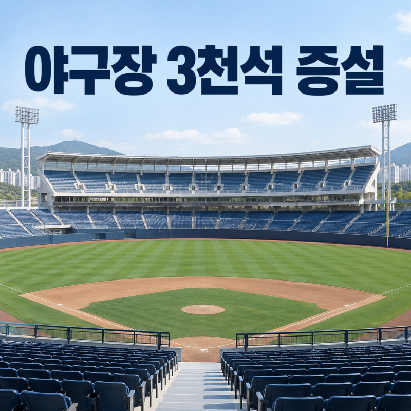 3,000석 증설.. 한화생명볼파크 일정·비용 정리