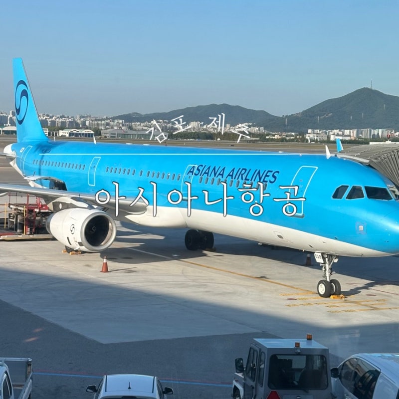 [아시아나항공] OZ8927 김포 제주 탑승 후기, 대한항공 도장 혼돈의 A321-200
