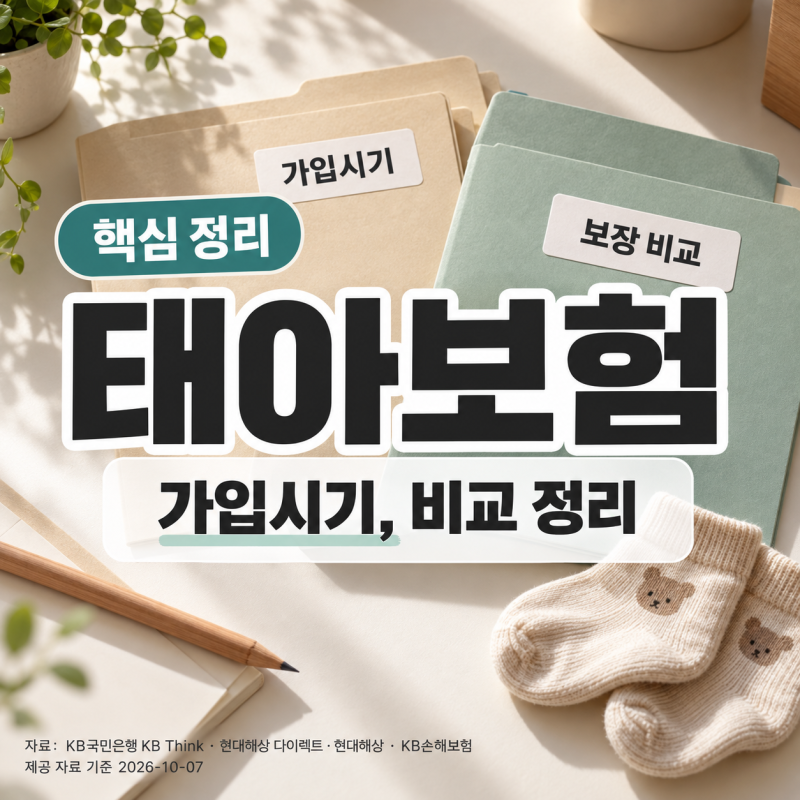 태아보험 가입시기와 30세, 100세 만기 비교(feat. 현대해상 실제 가입 담보)