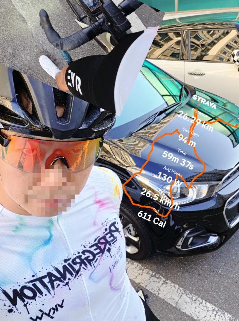 금주 10일차 ♂️ 퇴근 후 사이클링 기록｜오늘도 26km를 달렸다