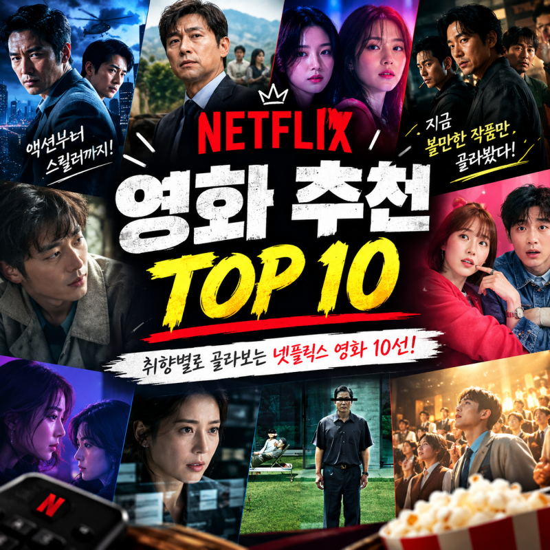넷플릭스 영화 추천 TOP 10, 지금 볼만한 작품만 골라봤다