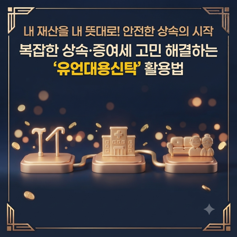 자식 간 재산 다툼 막는 가장 현명한 방법: 은행에 맡기는 '유언대용신탁'이란 무엇인가요?