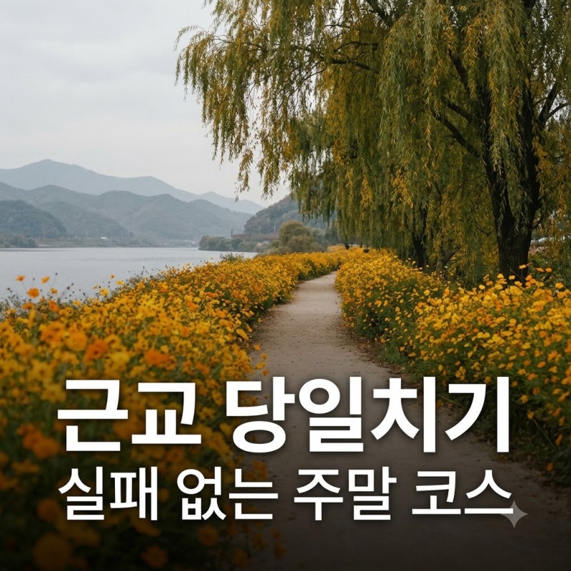 다들 멀리 갈 때 1시간 만에 인생샷 건진.. 서울 근교 당일치기 여행 코스 4선