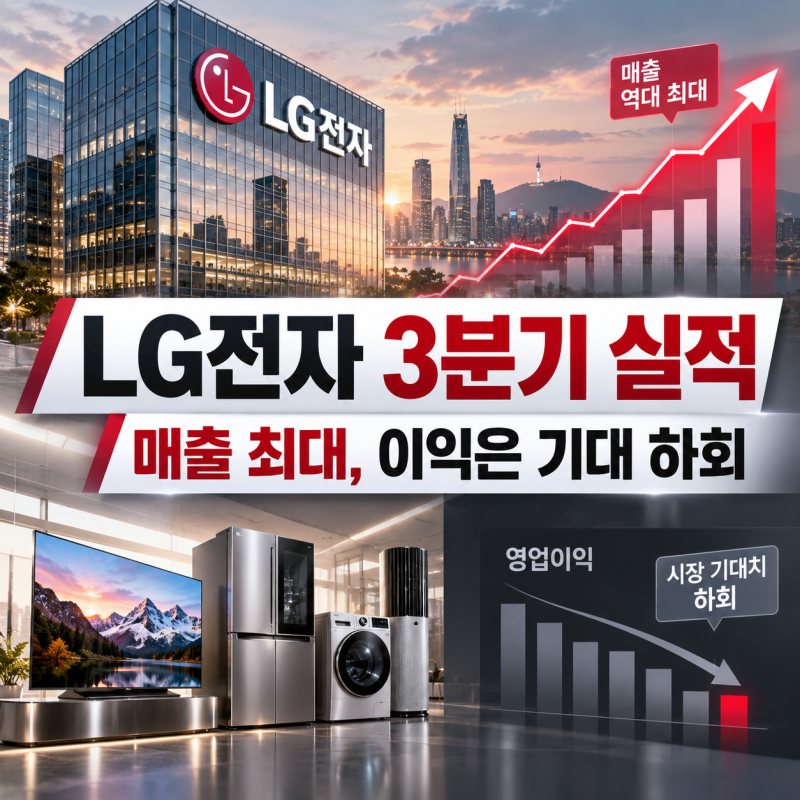 LG전자 매출 23조 터졌다는데, 영업이익 보고 다들 고개 갸웃했다