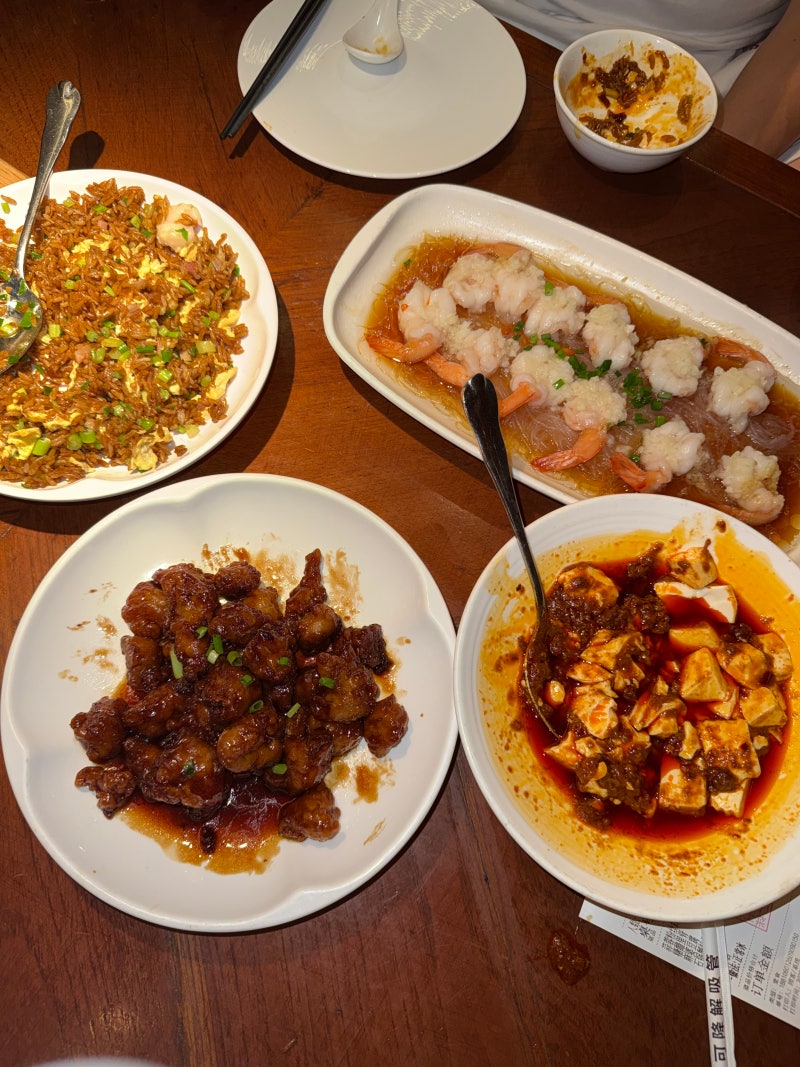 중국 칭다오 믹스몰 맛집 루위 카오위 와이포지아