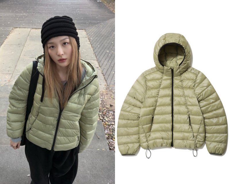 "이제 좀 춥..!!" 엄마랑 나들이 간 슬기, 올리브 경량패딩