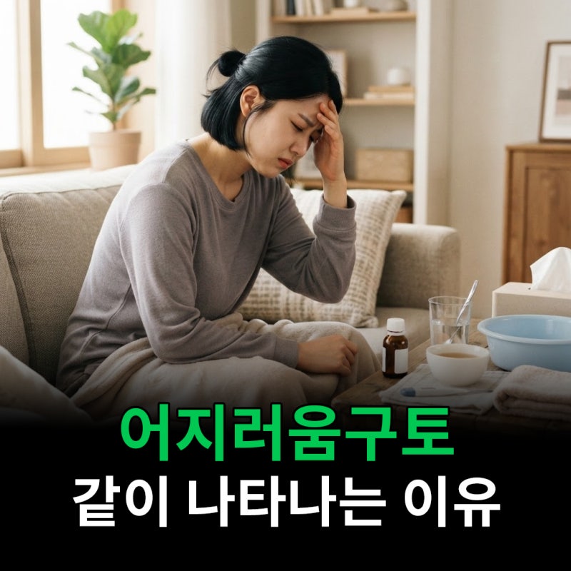 어지러움구토 같이 오는 이유가 있더라고요