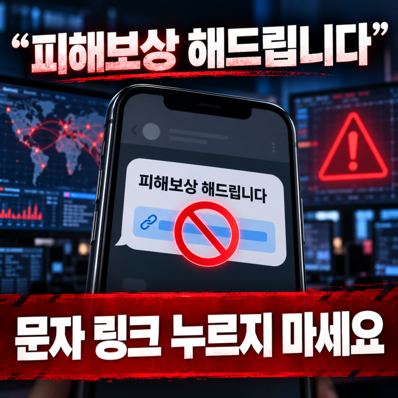 “피해보상 해드립니다” 문자 왔다면 누르지 마세요…금융당국 공식 경보