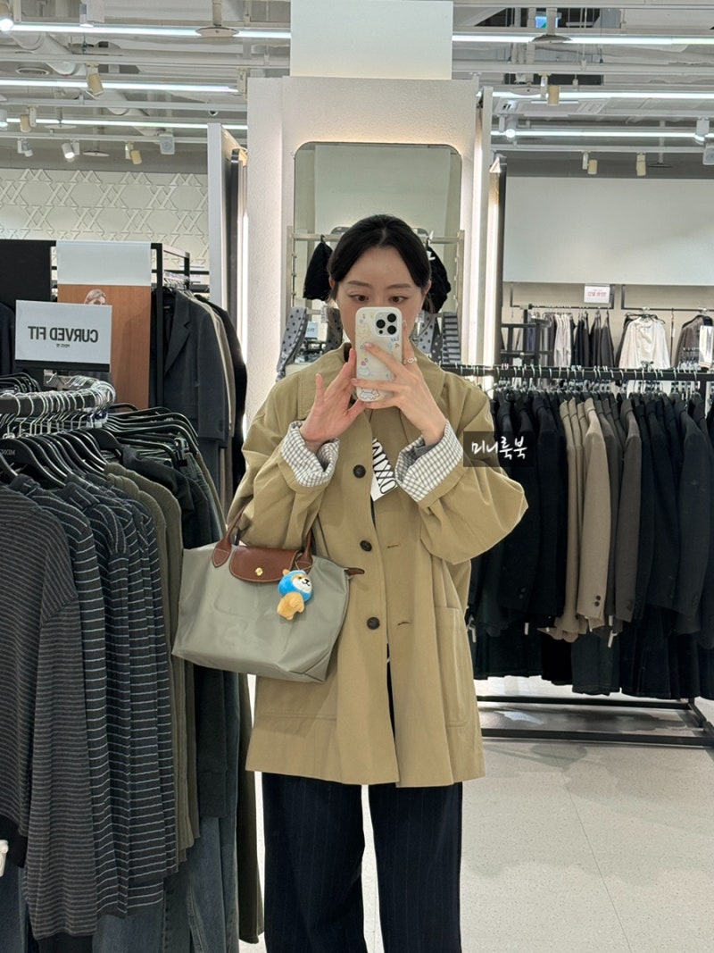 출시하자마자 품절 대란 미쏘 하프 트렌치코트 색깔별로 착용해봤어요