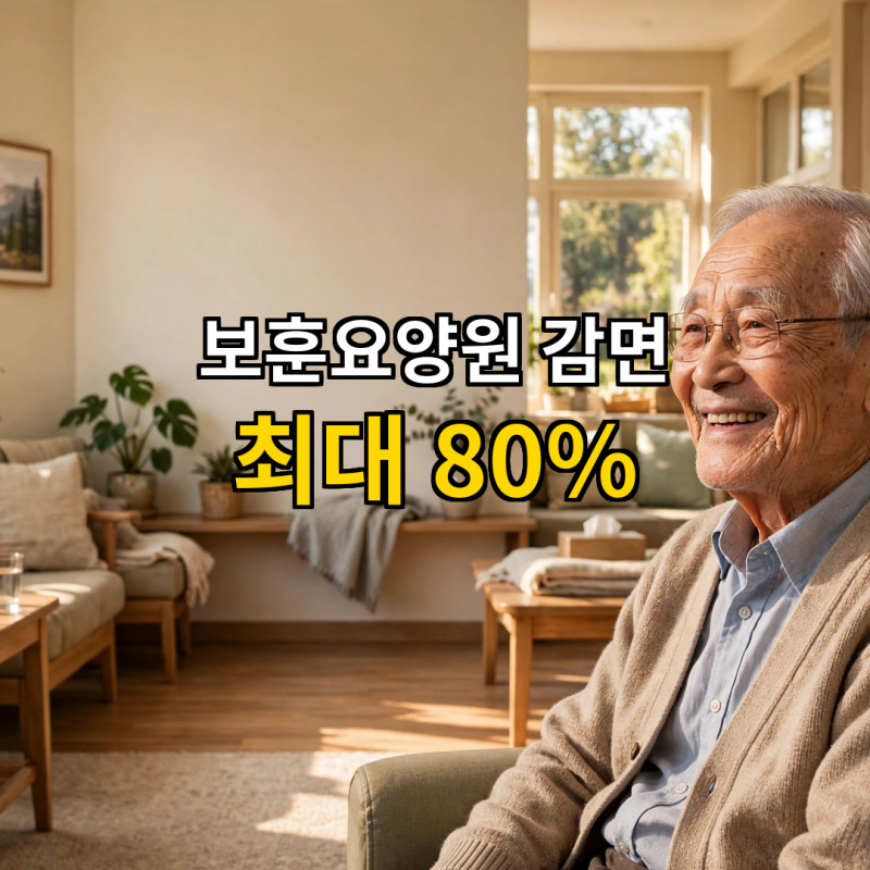 “국가유공자 어르신 요양원 비용, 최대 80% 줄어든다?” 보훈요양원 감면의 모든 것