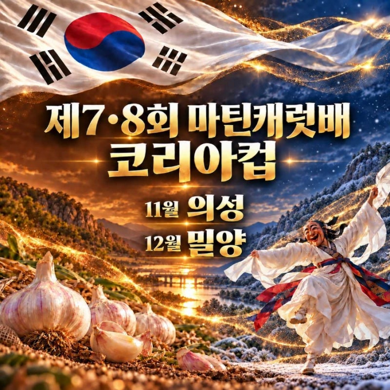 [파크골프 뉴스] 한국 파크골프 역사상 최대 규모! 제7·8회 마틴캐럿배 코리아컵 파크골프 대....