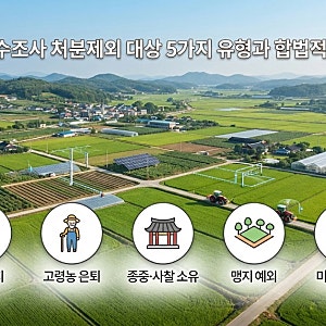 농지전수조사 처분제외 대상 5가지 유형과 합법적 대처법