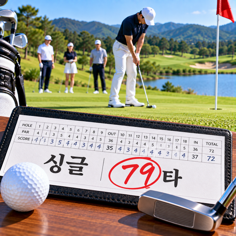 골프 싱글 뜻, 싱글 타수와 기준은 몇 타일까?