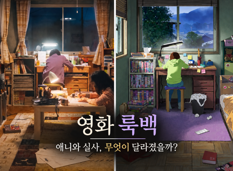영화 룩백 2026 실사 개봉, 원작 애니메이션과 무엇이 다를까? 줄거리와 결말 의미까지