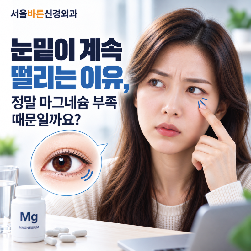 목동 신경과 눈떨림 검사, 단순 피로와 다른 신호를 확인하세요