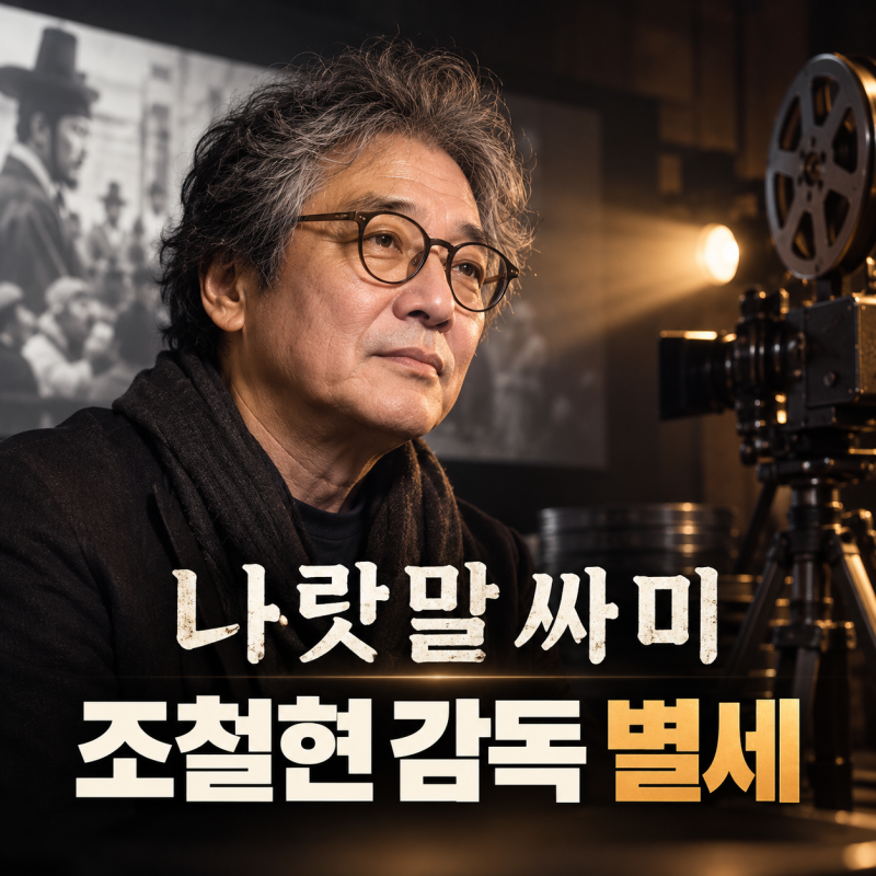 나랏말싸미 조철현 감독 별세 향년 67세…60세에 첫 연출한 영화 인생