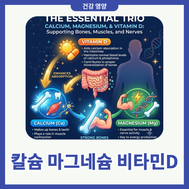 칼슘 마그네슘 비타민D 섭취시간 복용법 효과를 위해 얼마나 먹어야 할까
