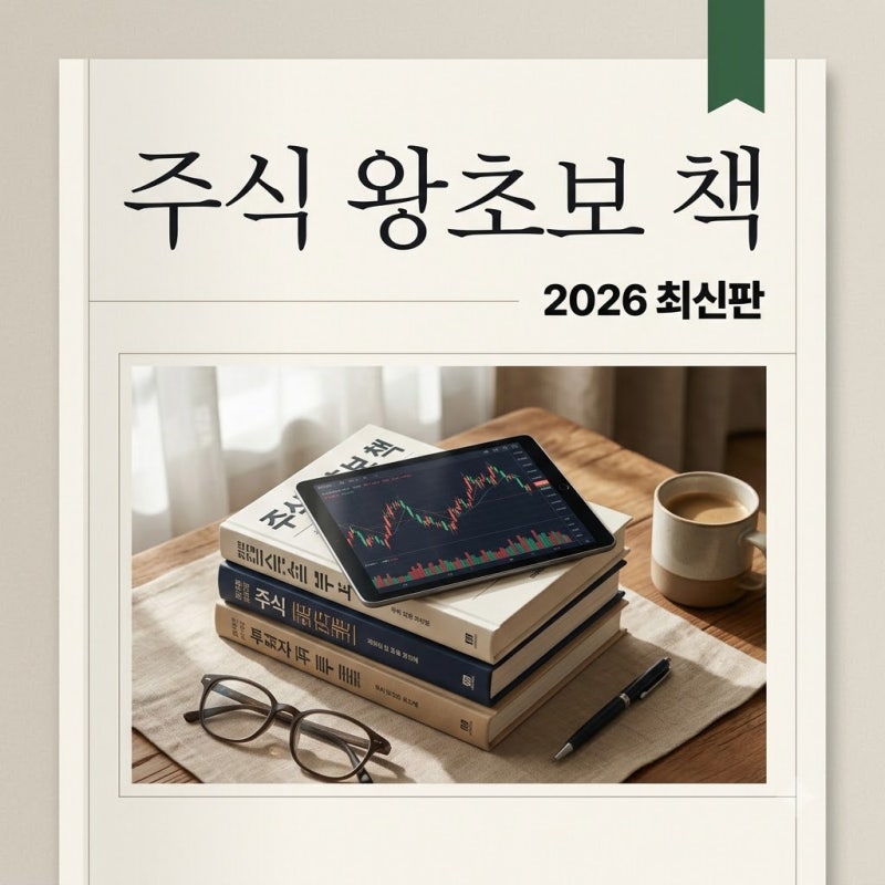 주식 왕초보 책 추천 2026 최신판: 주린이 필독서 5권 비교