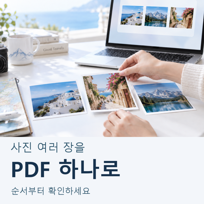 JPG PDF 변환, 사진 여러 장은 순서부터 확인하세요