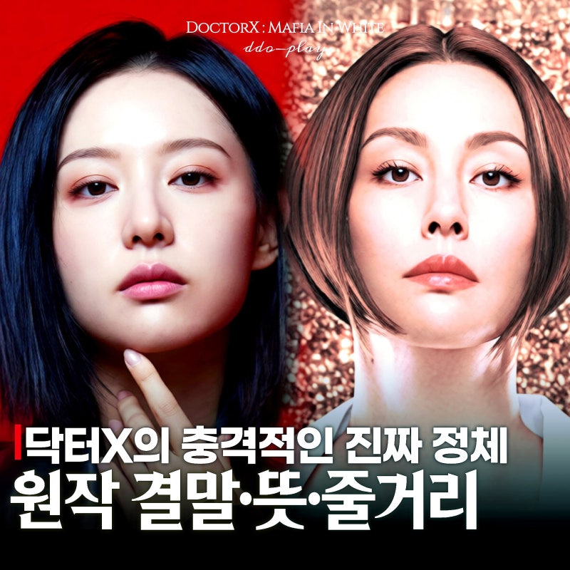 김지원만 닥터X가 아니었다? 원작 결말부터 뜻, 이정은 비밀까지(정주행드라마추천)