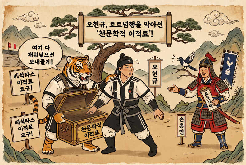 손흥민 추천설까지 나왔는데… 오현규 토트넘행 막아선 '천문학적 이적료'