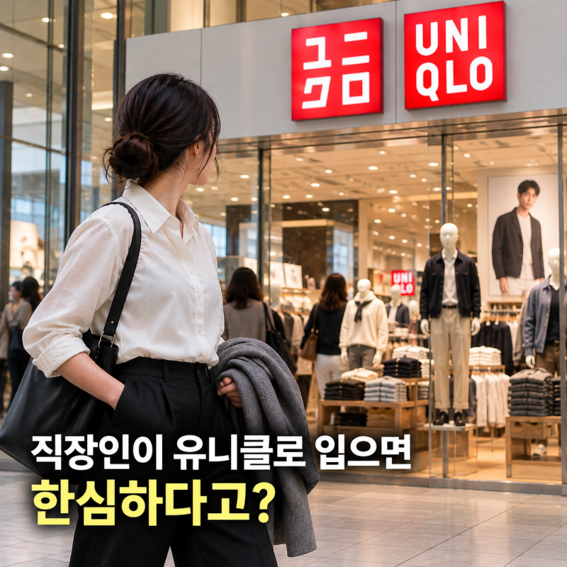 유니클로 입는 직장인 한심하다? 블라인드 글 다시 논란
